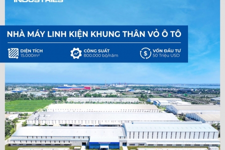 THACO INDUSTRIES đầu tư công nghệ, nâng cao năng lực sản xuất và cung ứng OEM linh kiện khung thân vỏ ô tô