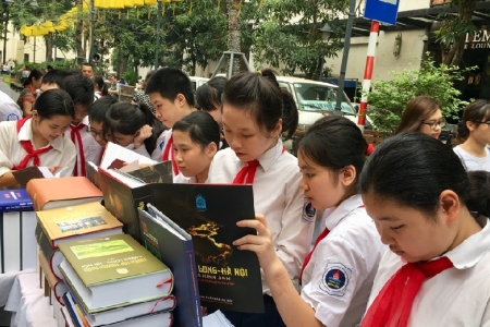 Trường Tiểu học Quang Trung - Hà Nội: Tổ chức chương trình giao lưu đặc biệt “Em vui đọc sách”