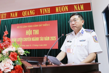 Vùng Cảnh sát biển 4 nâng cao trình độ huấn luyện cho đội ngũ cán bộ hải đội, tàu