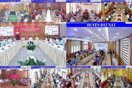 Triển khai Kế hoạch lấy ý kiến nhân dân về Đề án sắp xếp ĐVHC cấp xã Đề án hợp nhất tỉnh Lào Cai và tỉnh Yên Bái