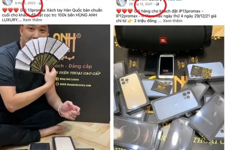 Hùng Anh Luxury bán điện thoại di động giống thương hiệu Apple với giá hơn 4 triệu đồng?