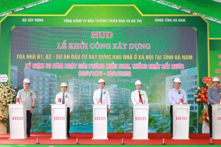 Hà Nam: Khởi công khu nhà ở xã hội 282 căn hộ