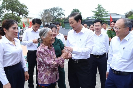 Chủ tịch UBND tỉnh Thanh Hóa dự hội nghị lấy ý kiến Nhân dân về việc sắp xếp đơn vị hành chính cấp xã