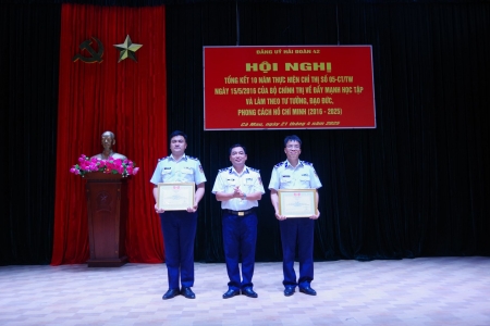 Hải đoàn 42 tổng kết 10 năm thực hiện Chỉ thị số 05-CT/TW của Bộ Chính trị