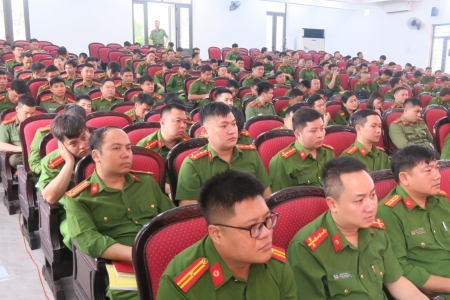 Công an tỉnh Thanh Hóa tập huấn chuyên đề công tác an ninh cho Công an các xã, thị trấn