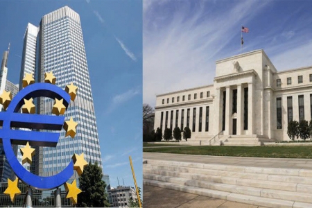 Fed và ECB đã có cách tiếp cận khác nhau về chính sách tiền tệ như thế nào?