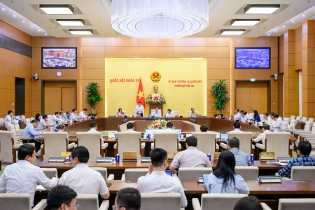 UBTVQH cho ý kiến về tình hình triển khai kế hoạch phát triển kinh tế xã hội, ngân sách Nhà nước những tháng đầu năm 2025