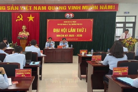 Phú Yên: Đại hội Đảng bộ bộ phận Chi cục Quản lý thị trường