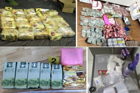 Bình Phước triệt phá đường dây ma túy xuyên quốc gia, thu giữ 55kg ma túy các loại