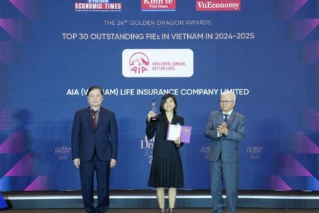 AIA Việt Nam: Doanh nghiệp bảo hiểm nhân thọ dẫn đầu về các sản phẩm sống khỏe