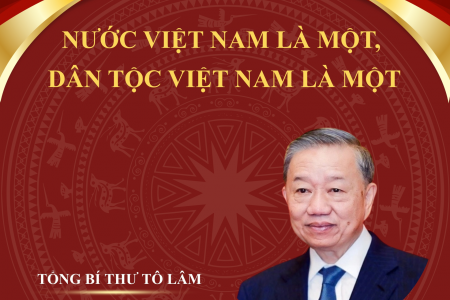 Tổng Bí thư Tô Lâm: Nước Việt Nam là một, dân tộc Việt Nam là một