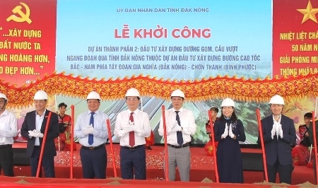 Đắk Nông: Khởi công dự án thành phần 2 cao tốc Gia Nghĩa - Chơn Thành