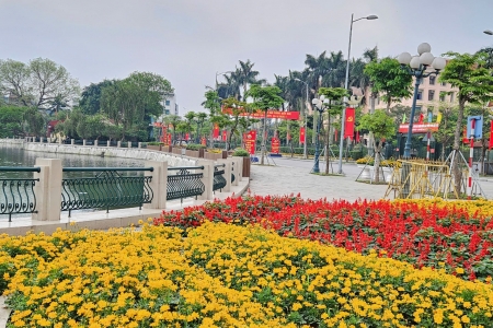 Nam Định rực rỡ cờ hoa chào mừng đại lễ 30/4 - 1/5