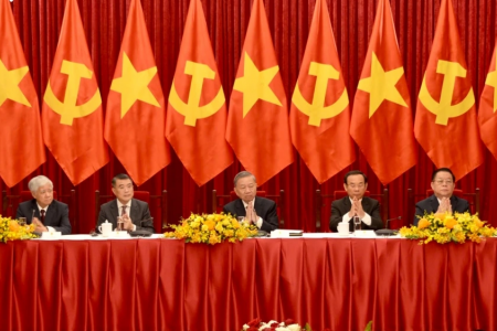 Tổng Bí thư Tô Lâm tiếp các Trưởng đoàn chính đảng các nước