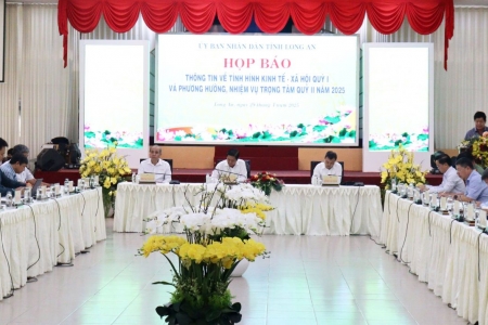 Quý I/2025, tốc độ tăng trưởng kinh tế của Long An đứng 5/13 tỉnh, thành vùng ĐBSCL