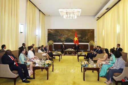 Tổng Bí thư Tô Lâm hội kiến Ủy viên Bộ Chính trị, Phó Chủ tịch nước Cuba