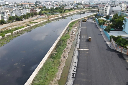 TP. Hồ Chí Minh: Thông xe hơn 4km dự án cải tạo hạ tầng kênh Tham Lương – Bến Cát