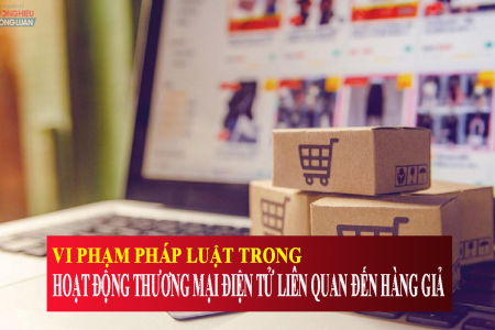 Vi phạm pháp luật trong hoạt động thương mại điện tử liên quan đến hàng giả