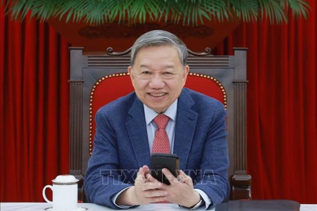 Tổng Bí thư Tô Lâm điện đàm với Chủ tịch Hội đồng Châu Âu