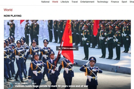 Báo chí Australia đưa tin về lễ kỷ niệm 30/4 tại Việt Nam