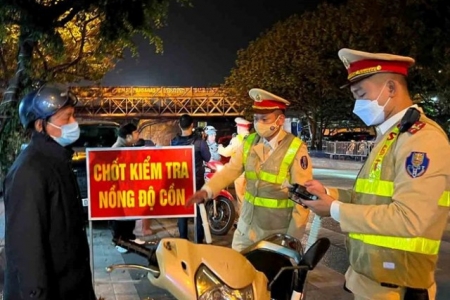 Nghệ An: Hơn 250 tài xế vi phạm nồng độ cồn trong kỳ nghỉ lễ 30/4 - 1/5
