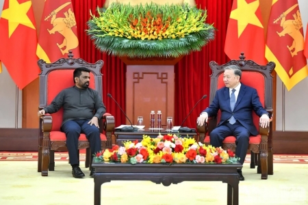 Tổng Bí thư Tô Lâm tiếp Tổng thống Sri Lanka Anura Kumara Dissanayaka