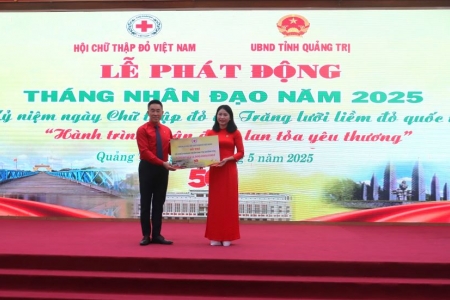 Phát động tháng nhân đạo năm 2025 ở Quảng Trị