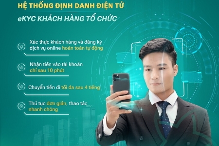 BIDV triển khai định danh điện tử dành cho khách hàng tổ chức