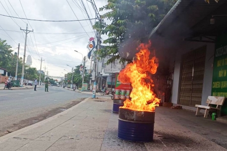 Long An tăng cường công tác phòng cháy chữa cháy và cứu nạn cứu hộ thời điểm nắng nóng