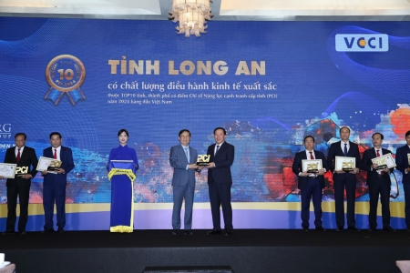 Long An đứng thứ 3 cả nước về Chỉ số năng lực cạnh tranh cấp tỉnh năm 2024