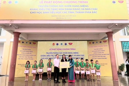 Lễ phát động chương trình truyền thông sức khoẻ răng miệng tại Hải Phòng