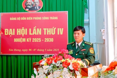Đảng bộ Đồn Biên phòng Sông Trăng lãnh đạo, triển khai thực hiện hoàn thành tốt các chỉ tiêu, nhiệm vụ đề ra