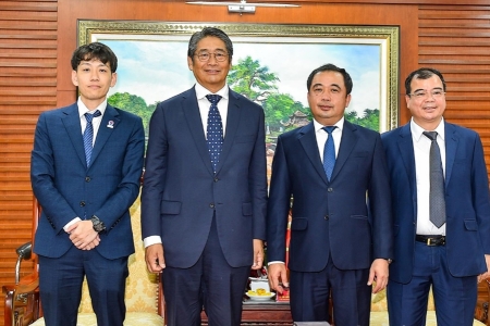 Bí thư tỉnh Hải Dương tiếp Đại sứ Nhật Bản tại Việt Nam