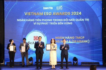 SeABank được vinh danh “Ngân hàng tiên phong trong đổi mới quản trị vì sự phát triển bền vững” tại Vietnam ESG Awards