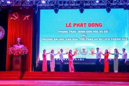 Trường Đại học Văn hóa, Thể thao và Du lịch Thanh Hóa phát động phong trào “Bình dân học vụ số”