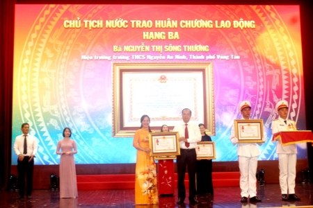 Bà Rịa - Vũng Tàu: 5 cá nhân được Chủ tịch nước trao tặng Huân chương Lao động