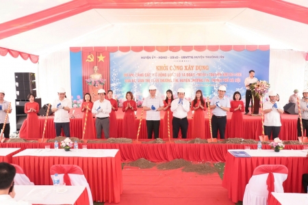 Hà Nội khởi công dự án cải tạo, mở rộng quốc lộ 1A, đoạn qua thị trấn Thường Tín