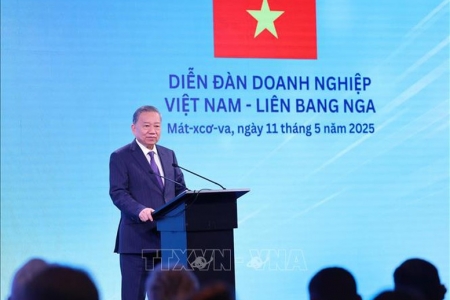 Tổng Bí thư Tô Lâm dự Diễn đàn doanh nghiệp Việt Nam - Liên bang Nga