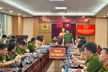 Học viện Cảnh sát nhân dân khảo sát thực tiễn công tác phòng, chống tội phạm tại Công an Thanh Hoá