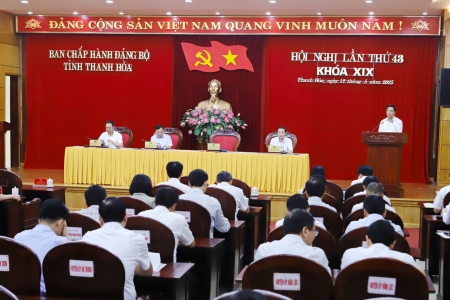 Thanh Hóa thông qua Đề án tổ chức bộ máy, biên chế đảng ủy xã, phường sau sắp xếp