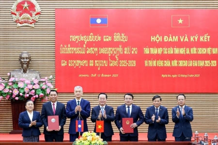 Ký kết hợp tác giữa Nghệ An và Thủ đô Viêng Chăn: Mở rộng cơ hội phát triển song phương