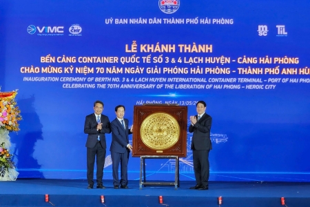 Lễ khánh thành Bến cảng container quốc tế số 3 & 4 Lạch Huyện - Cảng Hải Phòng