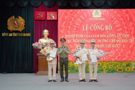 Nhiều cán bộ Công an tỉnh Thanh Hóa tự nguyện nghỉ công tác trước tuổi