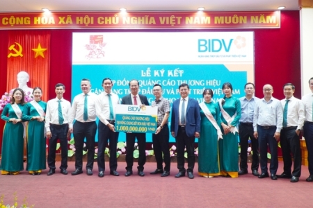 Ngân hàng BIDV ký hợp đồng tài trợ Vòng chung kết cuộc thi Hoa hậu Việt Nam