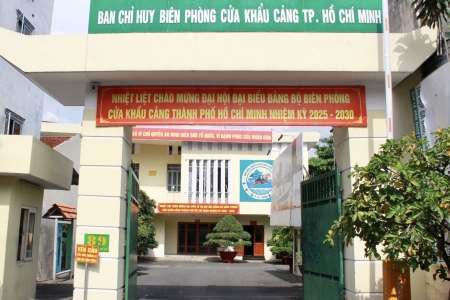 Biên phòng cửa khẩu cảng TP. HCM bảo vệ vững chắc an ninh, an toàn khu vực cảng biển