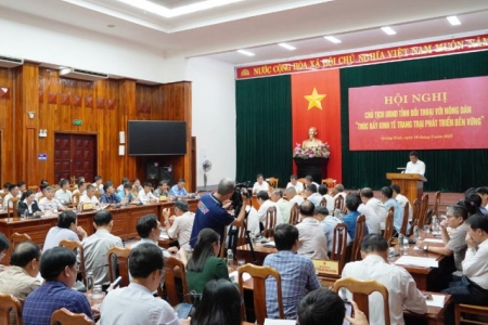 Quảng Bình đối thoại với nông dân: Gỡ nút thắt để phát triển kinh tế trang trại bền vững