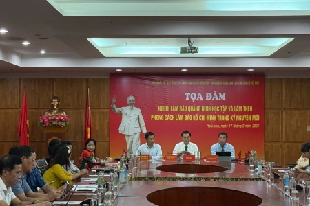 Tọa đàm “Người làm báo Quảng Ninh học tập và làm theo phong cách làm báo Hồ Chí Minh trong kỷ nguyên mới”