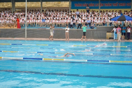 Hà Nội: Phát động phong trào tập bơi nhằm tăng cường kỹ năng phòng, chống đuối nước