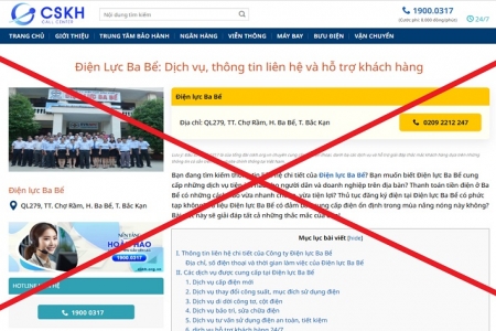 Cảnh báo khẩn cấp: Trang web giả mạo EVNNPC nhằm lừa đảo khách hàng