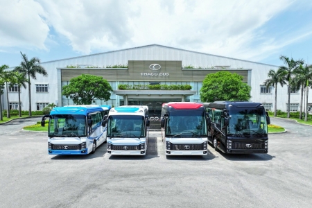 THACO Cruizer – Lựa chọn mới trong dòng xe bus ghế ngồi cao cấp